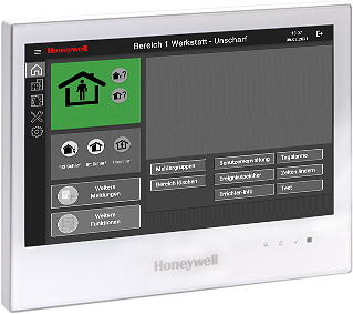 Weißes Novar MB-Secure PRO Touch-Bedienteil